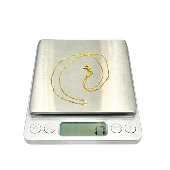 TIFFANY 18k Gold Diamond Necklace - Picture 6 of 6